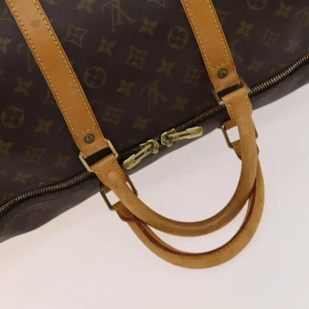 LOUIS VUITTON Monogram Keepall 55 Boston Bag M41424